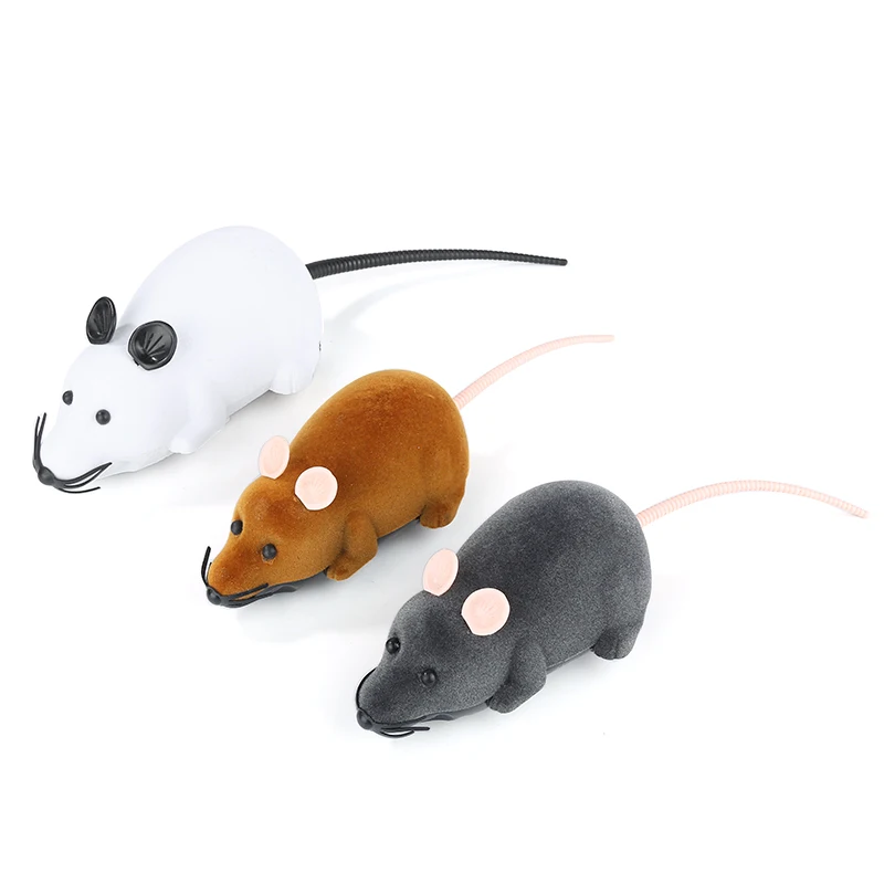 Игрушка для кошек с дистанционным управлением искусственная мышь игрушки