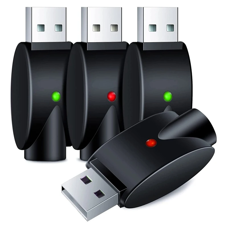 

Smart USB Charger, Compatible for USB Adapter with LED Indicator, Intelligent Overcharge Protection(Pack of 4)