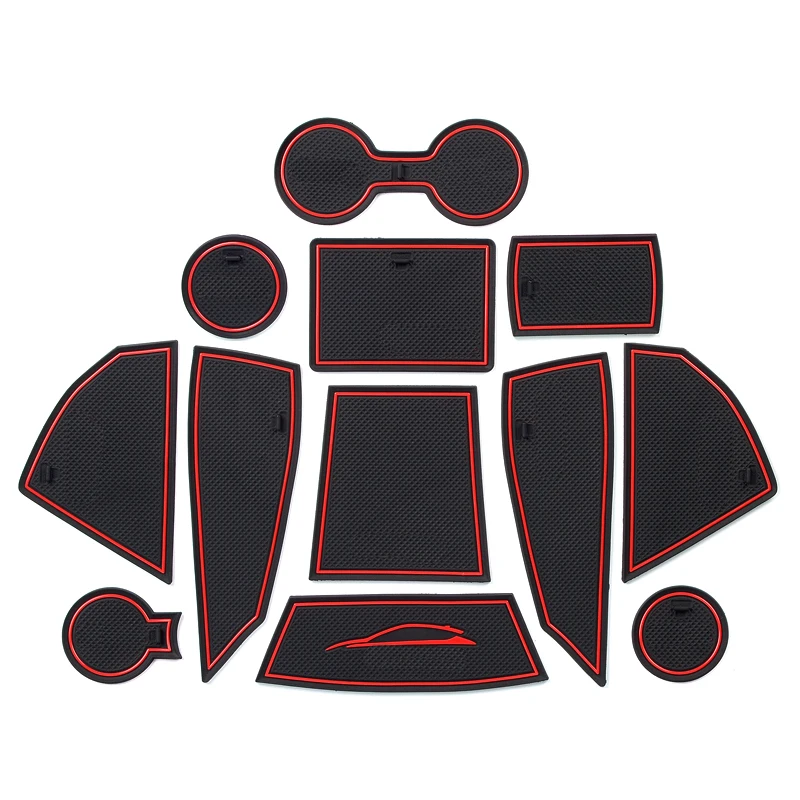 

Противоскользящий коврик для ворот для VAUXHALL Opel Astra J 2010-2017, аксессуары, наклейки на чашку, Нескользящие коврики, резиновая накладка на дверь