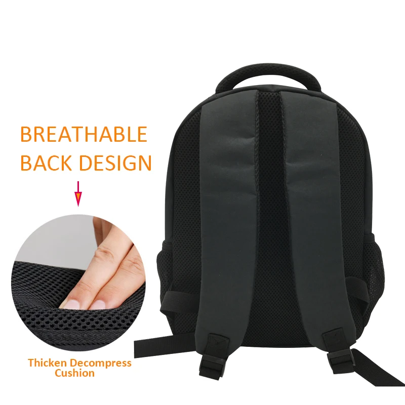 14 дюймов Mochila Дети Рюкзак Мультфильм слово вечерние животные печати детские