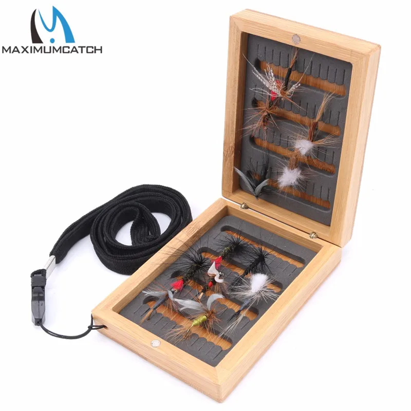 Деревянный бамбуковый рыболовный ящик с разрезом пенопласт супер маленький