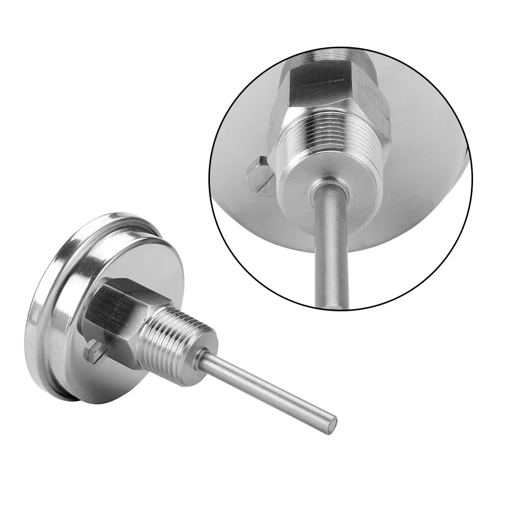 

Stainless Steel BBQ Smoker Grill Thermometer Temperature Gauge with Dual Gage 250 Degree TS-BX40 Kitchen Tool