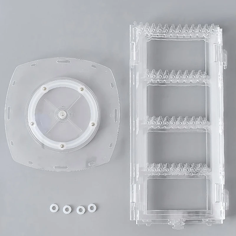 

Acrylic Earrings Ear Studs Necklace Multifunctional Plastic Rotating Earring Jewelry Display Stand Holder