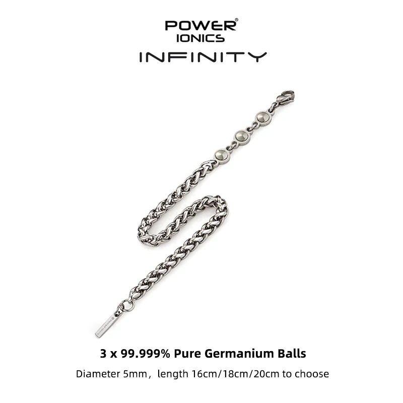 Новая модная кубинская цепочка Power Ionics INFINITY Series 5 мм для мужчин и женщин модные