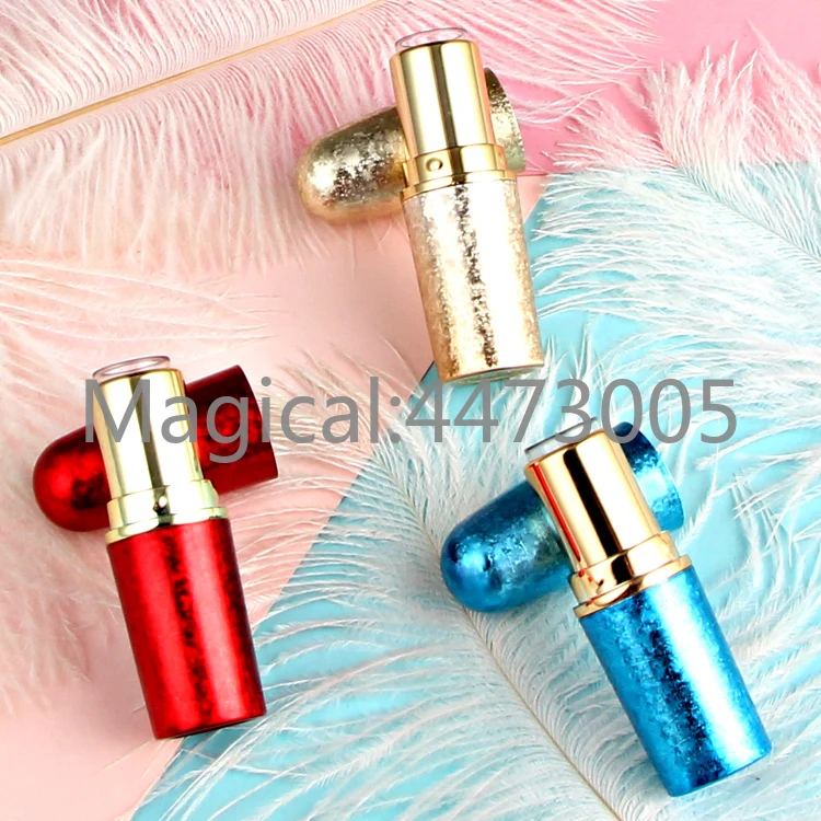 

10/20/50pcs 12.1mm Gold/Red/Blue Bullet Lipstick Tube DIY Lip Rouge/Balm Pipe Shell Travel Handmade Empty Refillable Container