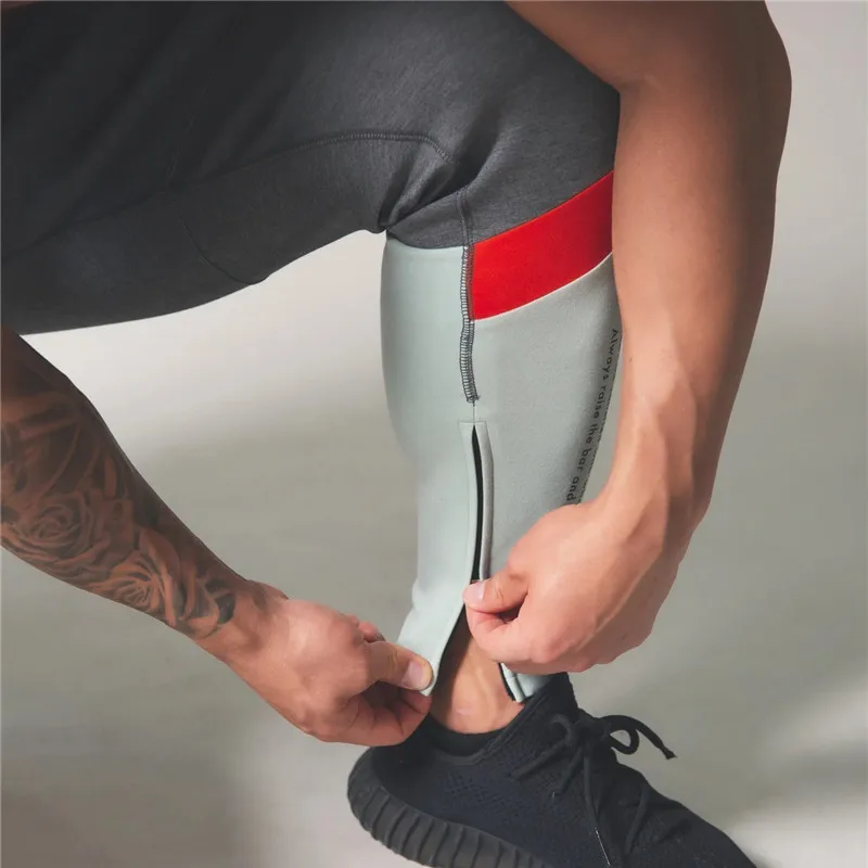 

Men's pants sweatpants Male solid workout bodybuilding clothing casual Gyms fitness sweatpants joggers trousers Pencil pants