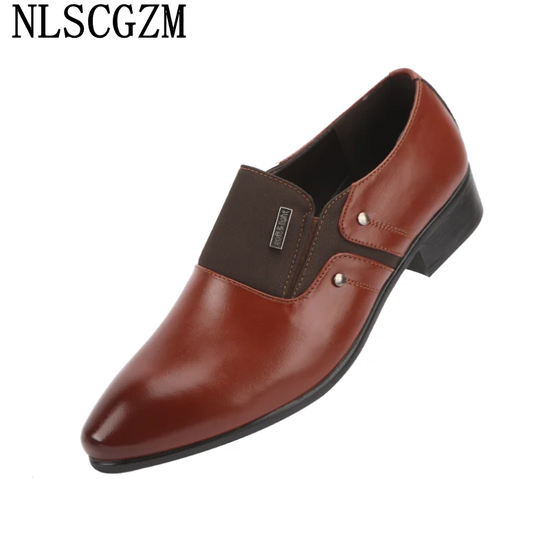 

Wedding Dress Slip on Shoes Men Coiffeur Business Shoes Men Office 2023 Oxford Casuales Leather Casual Shoes Italiano Chaussures