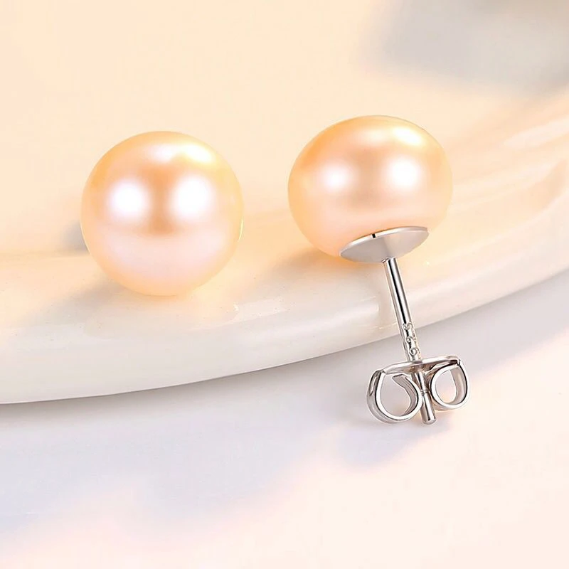 Женские серьги из серебра 925 пробы с пресноводным жемчугом | Украшения и