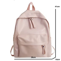 fashion preppy style women backpack leather school bag backpacks for teengers gilrs large capacity pu travel backpack