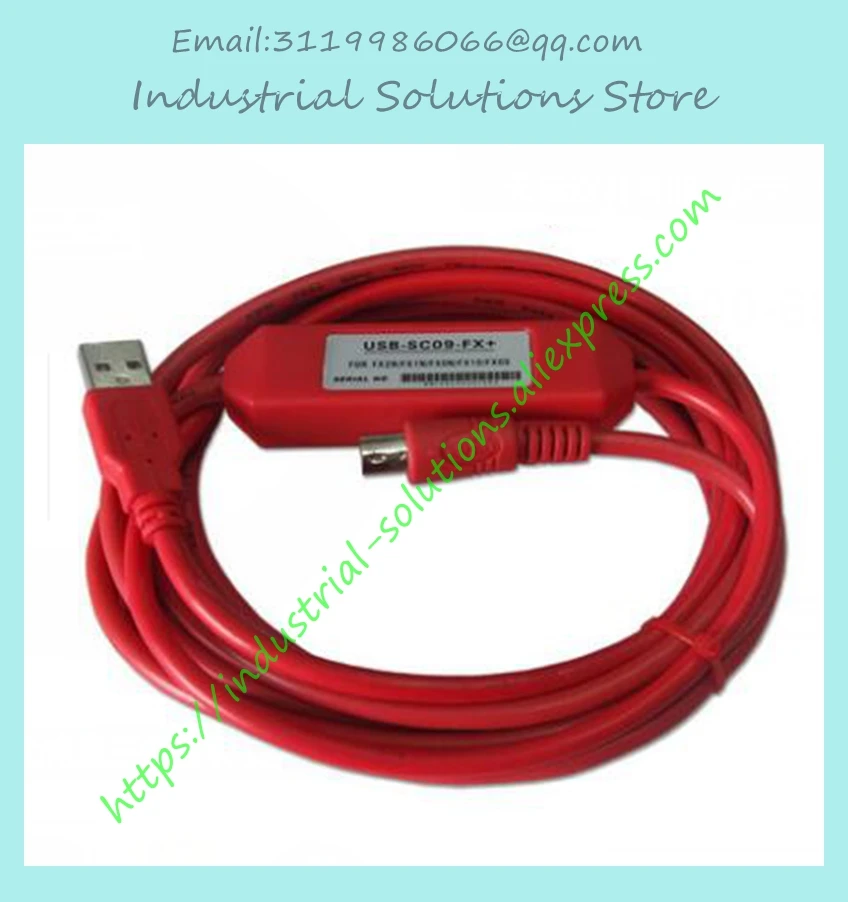 USB SC09 FX Новый ПЛК кабель программирования для серии PLC|cable|cable forcable programming |