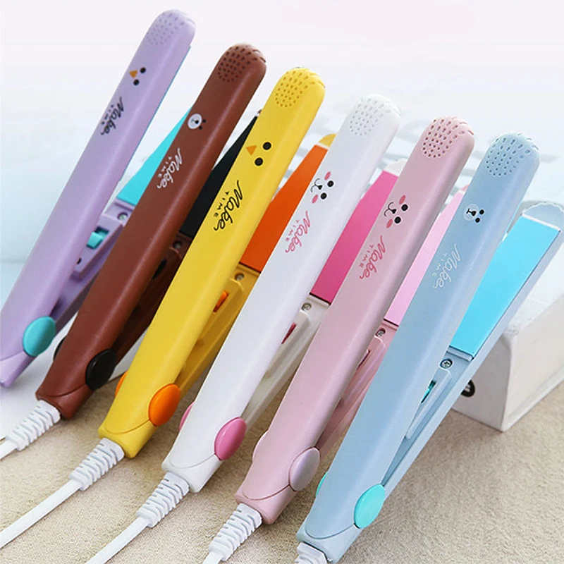 Новинка мини выпрямитель для волос машинка стрижки щипцы завивки вьющихся