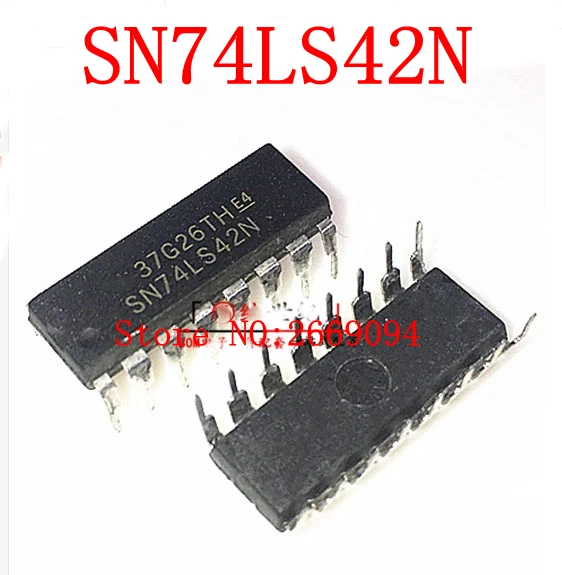 

5 шт./10 шт./50 шт./100 шт. SN74LS42N 74LS42N HD74LS42P HD74LS42 74LS42 74LS42P DIP-16 Новинка
