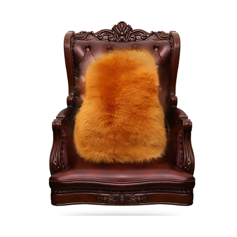 Плюшевая теплая зимняя плюшевая поясная подушка для спины с эффектом памяти