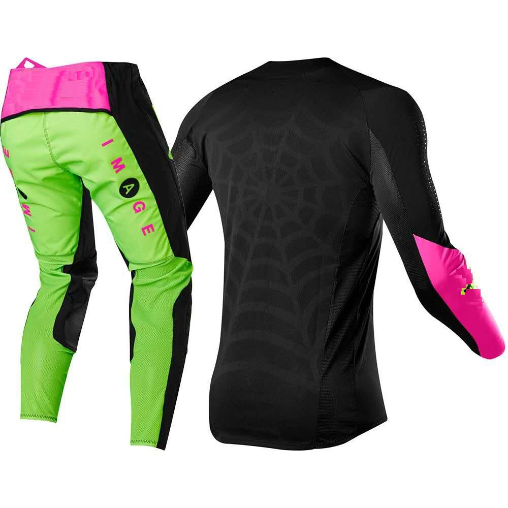 2020 Fox 360 гоночный костюм Джерси и брюки для мотокросса комплект внедорожной