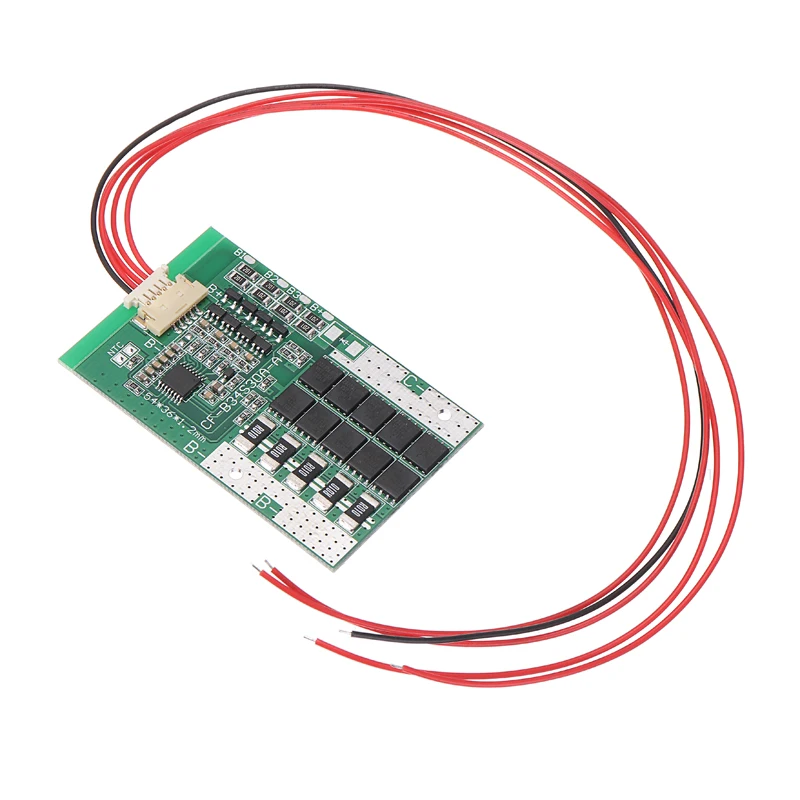 Интегральные схемы 1 шт. Φ 30A 12V BMS с балансом для батареи LiFePo4 LiFe 18650|Комплекты