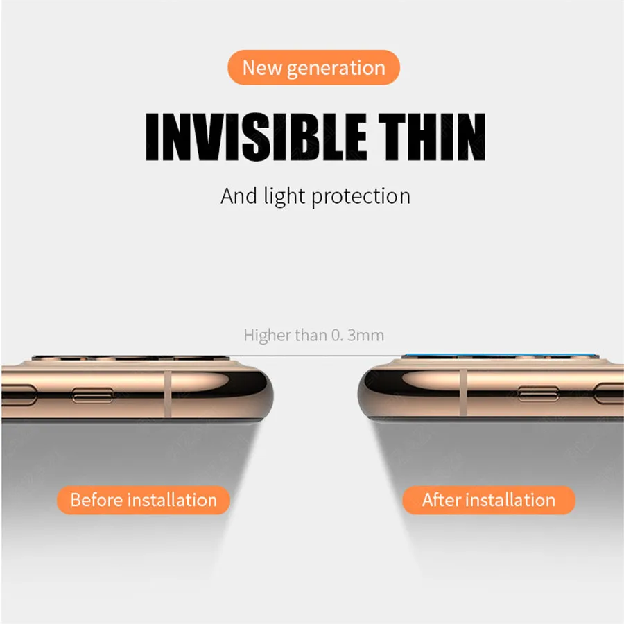 2 шт iphone 11 X XS Max XR Pro задняя камера Объектив Закаленное стекло для Защита экрана