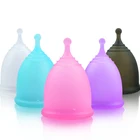 Медицинская силиконовая менструальная чаша, многоразовые чаши из мягкого силикона, Женский Менструальный коллектор для менструальной чаши Copa