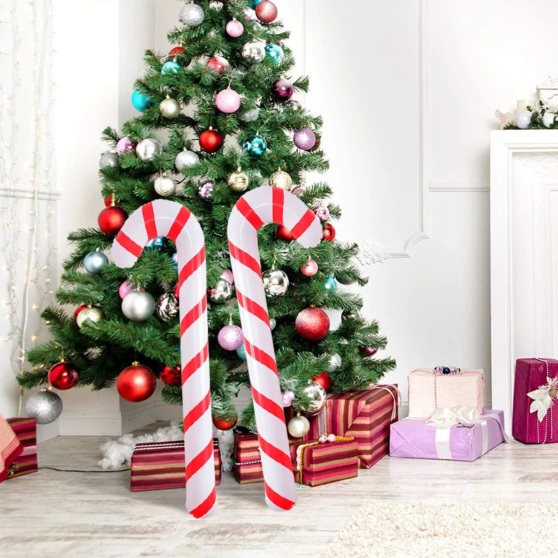 

Inflatable Christmas Candy Cane for Christmas Decoration Lollipop Balloon for Home Xmas Tree Ornament Outdoor Decor 2022 Navidad