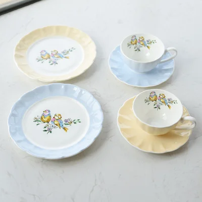 Английский Bone Китай салат фруктовая закуска тарелка креативная британская