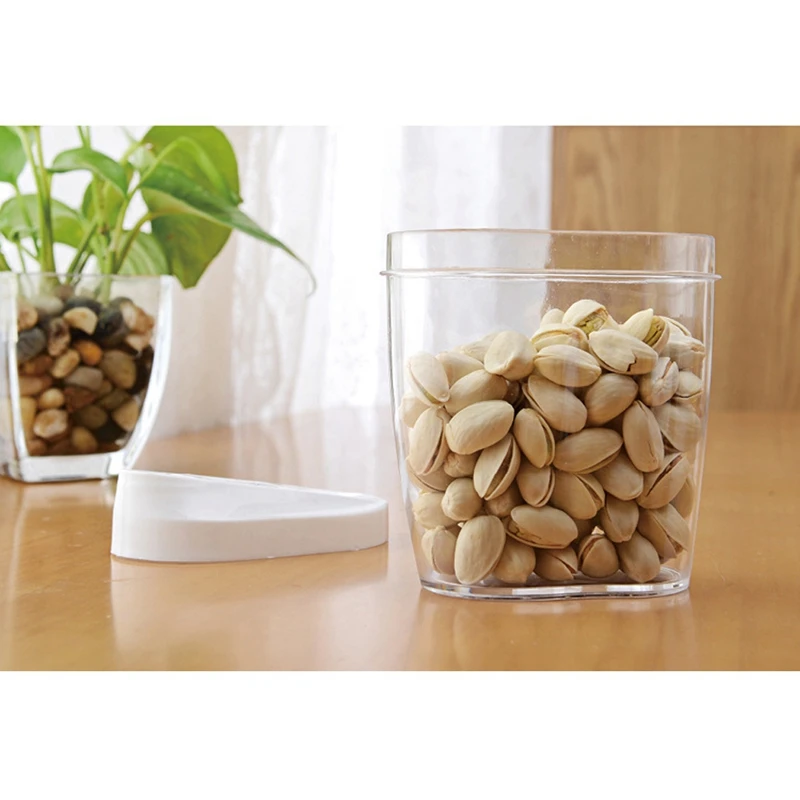 5 шт. коробка для хранения еды прозрачный контейнер набор с Pour кухонные крышки еда