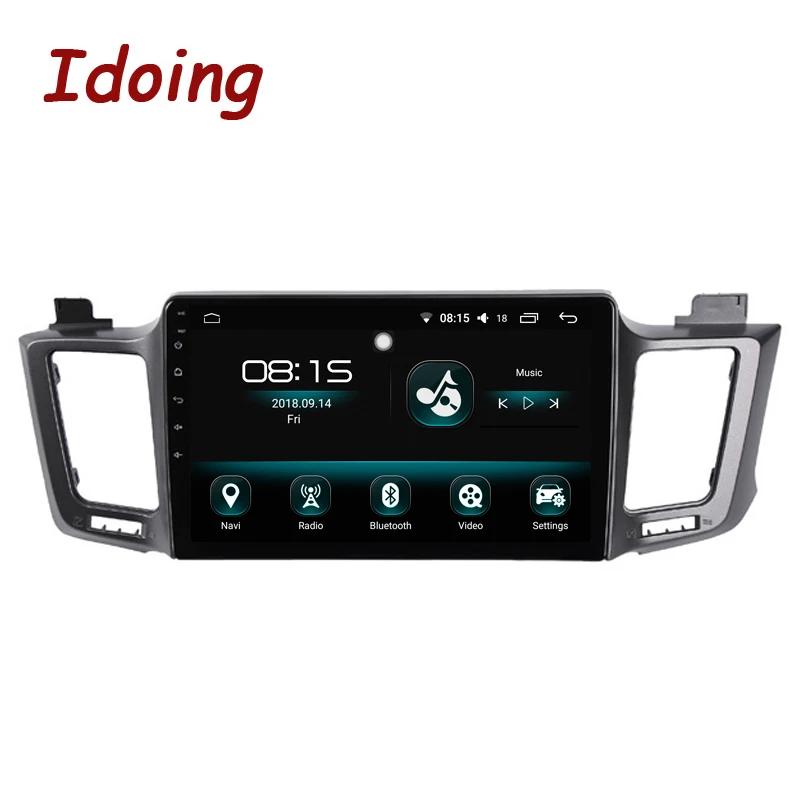 Автомагнитола Idoing 10 2 дюйма 4 Гб + 64 ГБ 5D 8 ядер 1 Din Android 0 мультимедийный плеер