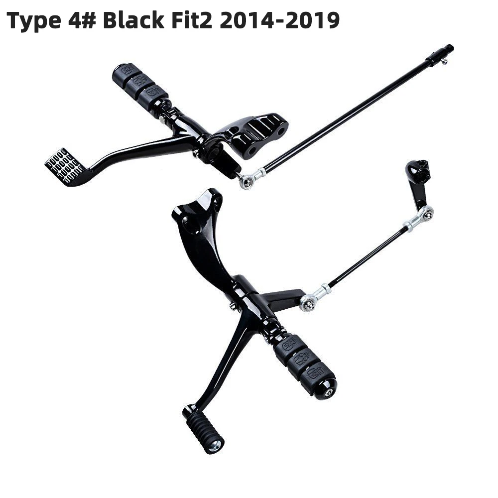 Type4 Fit2 2014-2019 Подножки рычаги сцепления для Sportster XL883 XL883C XL1200L XL1200R сорок восемь подножка подставки для ног управление вперед 1991 - Цвет: Type4 Fit2 2014-2019