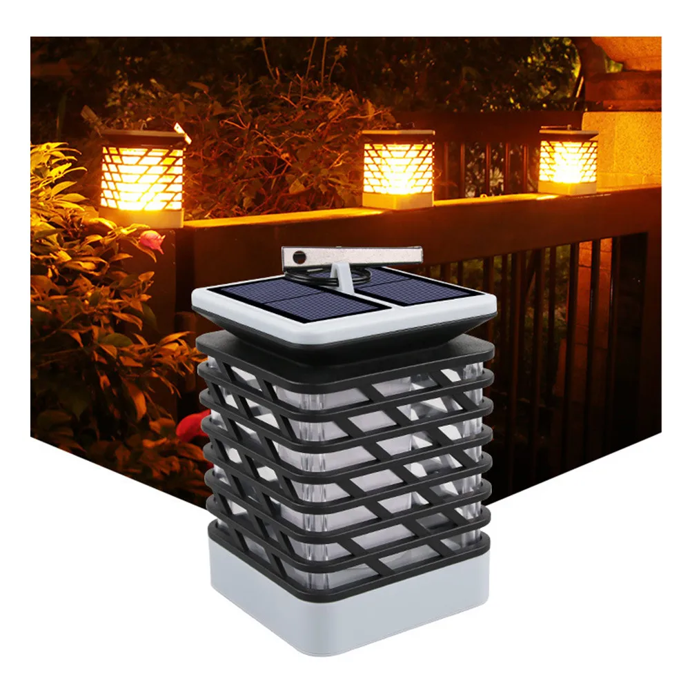 Jual Lampu Solar Menjentikkan Api Outdoor Solar Lantern Lampu Lampu Tenaga Surya LED Tahan Air Lampu Gantung Untuk Taman Halaman Jalur