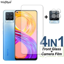 Protective Glass For Realme 8 Pro Narzo 30 5G X7 Max C20A C11 2021 GT Neo C21 C20 7 5G Screen Protector Tempered Glass Lens Film