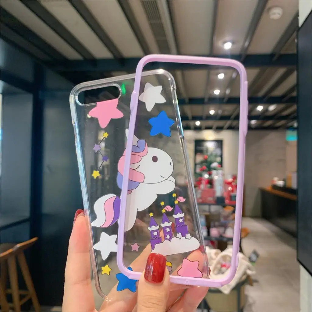 ТПУ + ПК Жесткий Чехол Для Телефона iPhone 6 6S 7 8 Plus XS 11 Pro Max X XR закаленное стекло