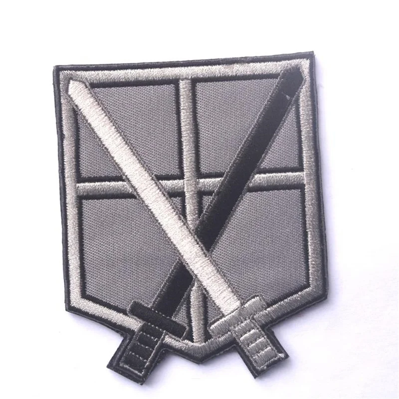 

Anime Attack on Titan Embroidered Armband Clothes DIY Patch Wings of Freedom Embroidery Badge Patches for Clothes