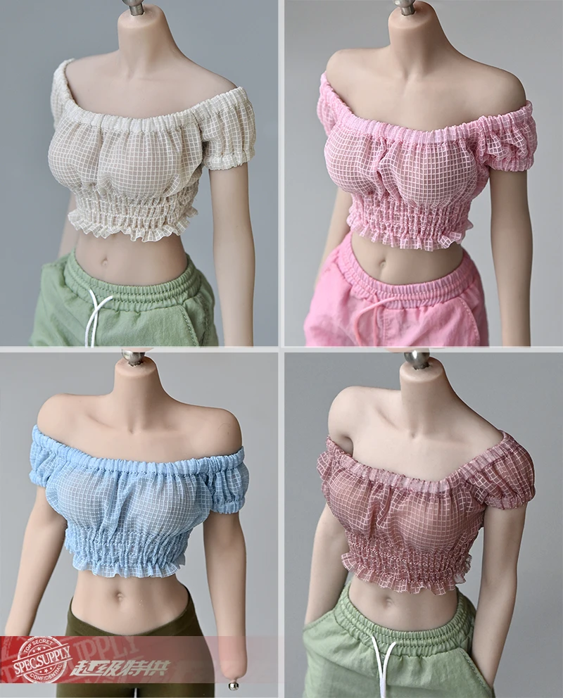 

1/6 Short Sleeve Clothes Model Four Colors Fit 12" Female PhicenS TBLeague Figure Body Dolls In Stock