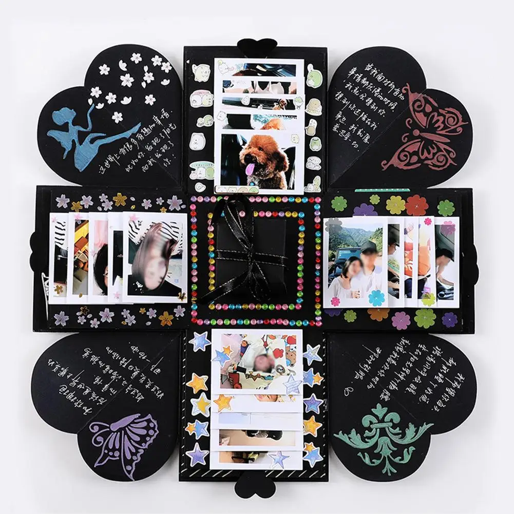 Surprise Explosion Photo Box многослойная готовая Diy игрушка ручной работы фотоальбом