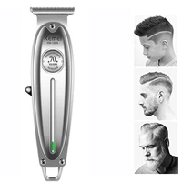 kemei usb professional electric personal grooming detachable waterproof electric hair clipper body trimmer for man hair clipper