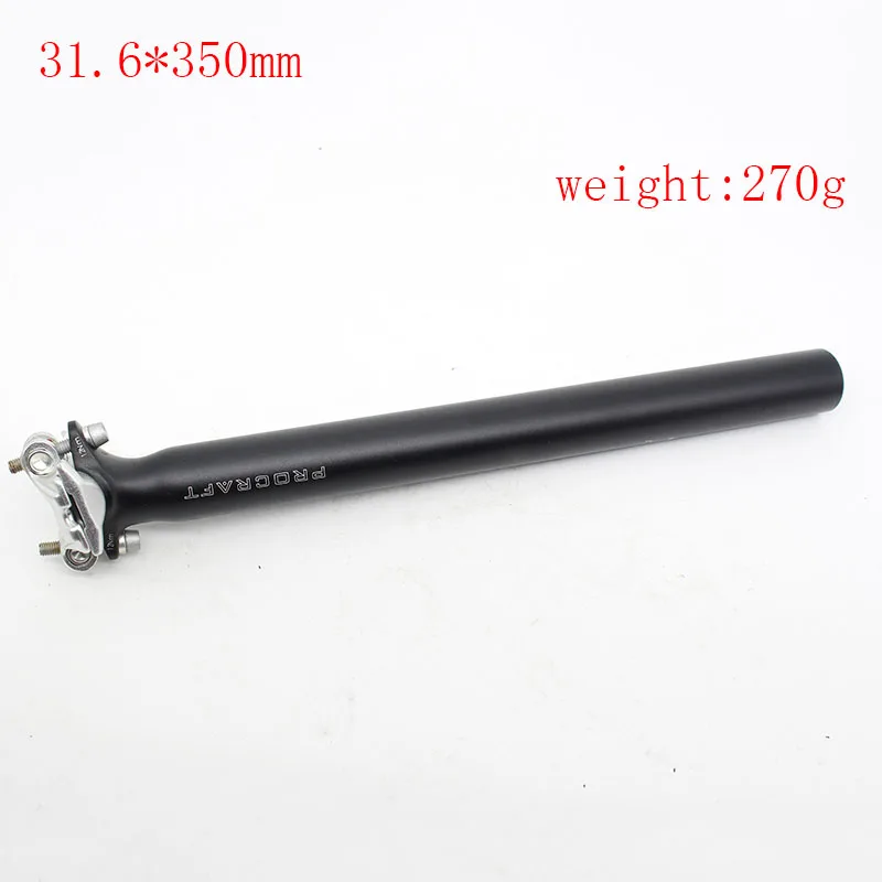 

31.6*350mm Mountain Bike Straight Seatpost Ultralight Road Bike Integrated Seatpost