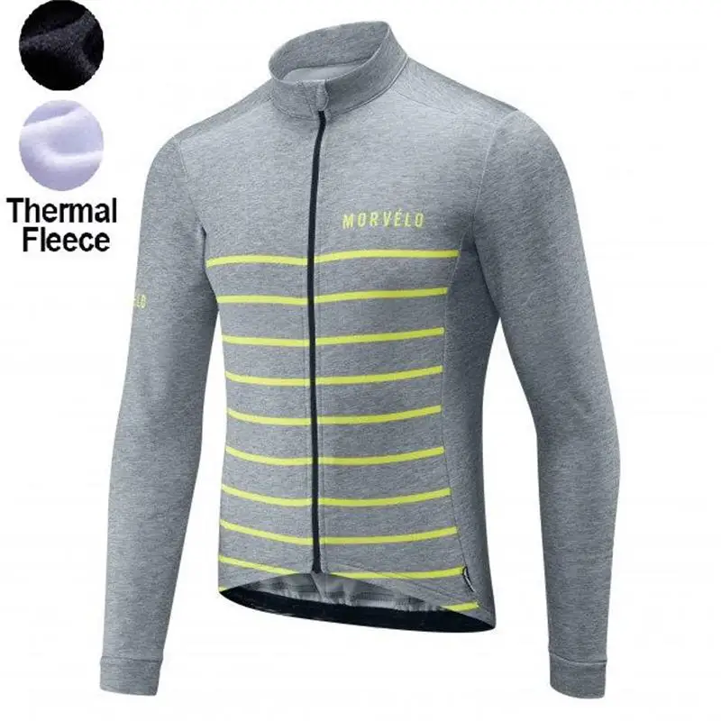 morvelo Велоспорт Джерси зимний длинный велосипед тепловой флис Ropa Roupa De Ciclismo Invierno Мужская Mtb Одежда