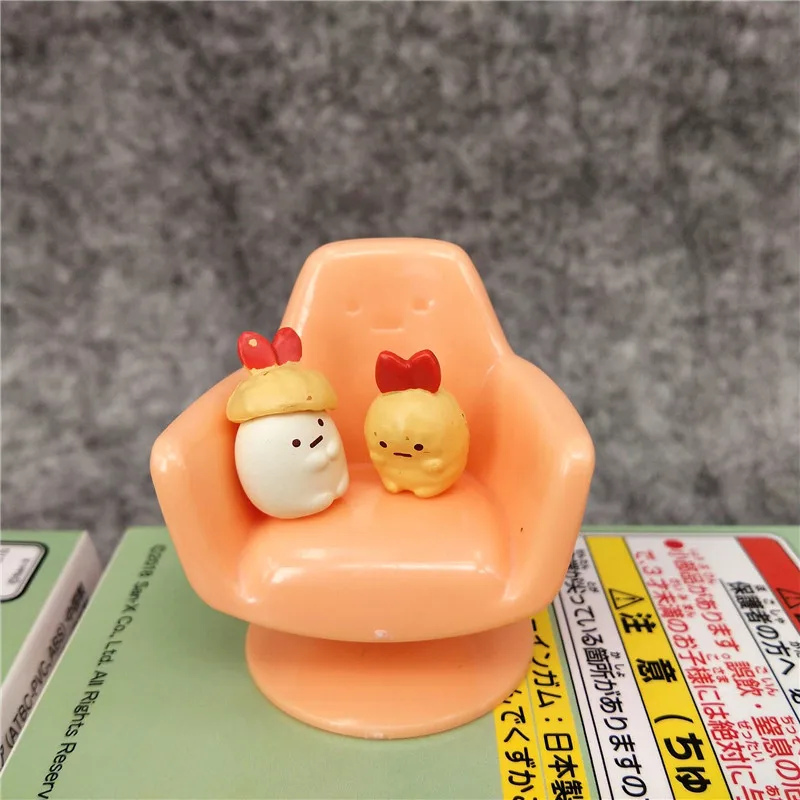 

8pcs/1lot Sumikko Gurashi Beauty Parlor 4.5cm Action Figures Toys #6523 Brinquedo Toy Children Christmas Gift