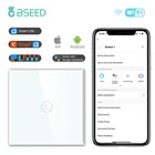 Сенсорный выключатель BSEED с Wi-Fi, 123 клавиши, 123 каналов, беспроводной умный выключатель с поддержкой Wi-Fi для Tuya Smart Home