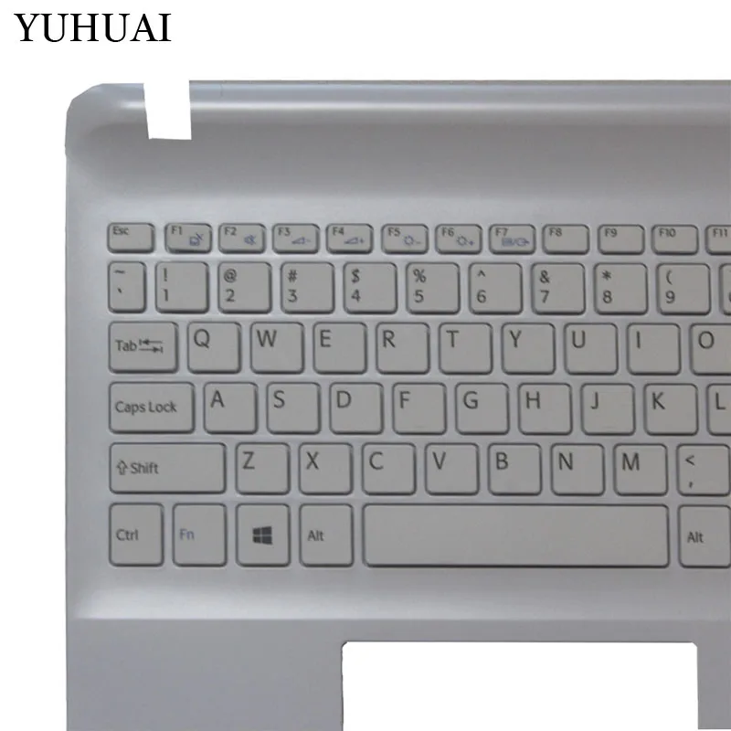 Американская Клавиатура для ноутбука sony Vaio SVF1521AGXB SVF154 SVF153A1YM SVF153B1Y SVF1521T2EB черная/белая верхняя крышка