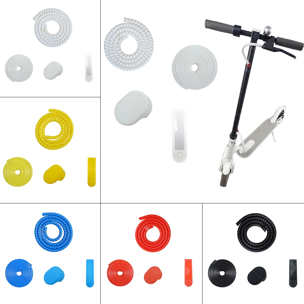 

Dashboard Protector Silicone Cover Kit For Xiaomi M365/PRO Electric Scooter Yellow/Red/Black/White/Blue Anti-collision
