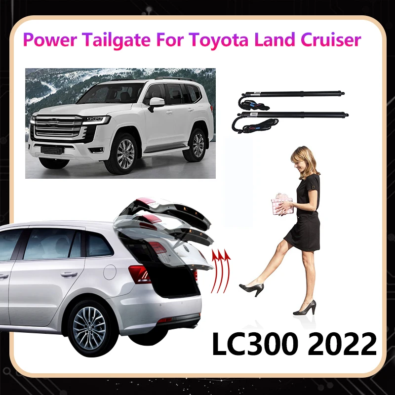Portón trasero eléctrico para coche, portón trasero de elevación inteligente automático para Toyota Land Cruiser 2022 LC300, cierre suave, novedad