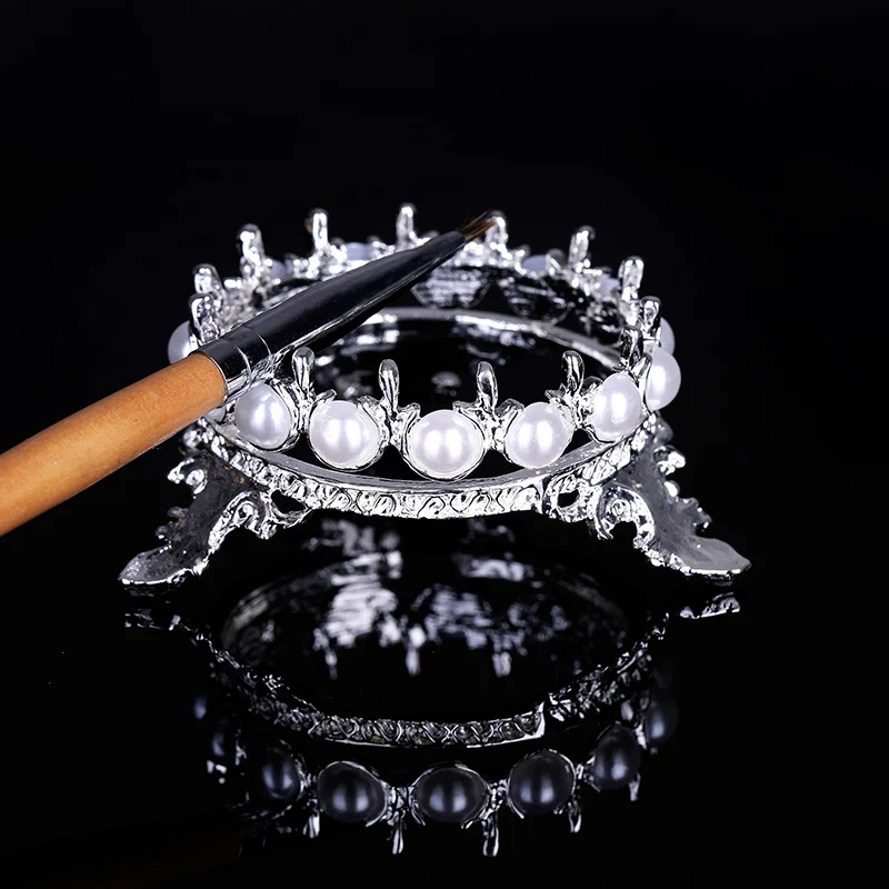 1 шт. подставка для ногтей золотого и серебряного цвета жемчужины дизайна