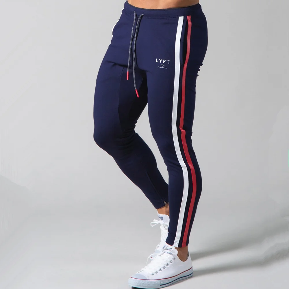 

Skinny Joggers Pants Men Running Sweatpants Cotton Track Pants Gym Fitness Sports Trousers Male Bodybuilding Training Bottoms