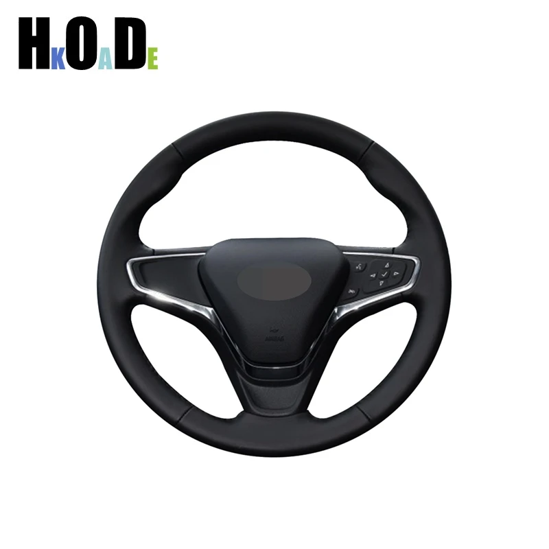 

Car Steering Wheel Cover For Chevrolet Malibu Equinox 2018-2021 Opel Ampera-e 2016-2020 Hand stitch Microfiber leather