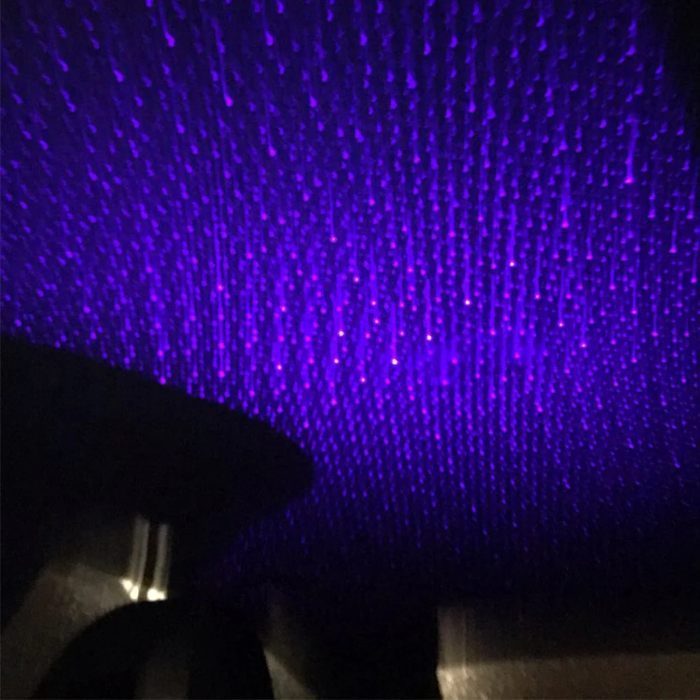

Night Party Atmosphere Lamp USB Car Roof Star Ambient Light Romantic Home Interior Decoration Mini Ceiling Projector Galaxy