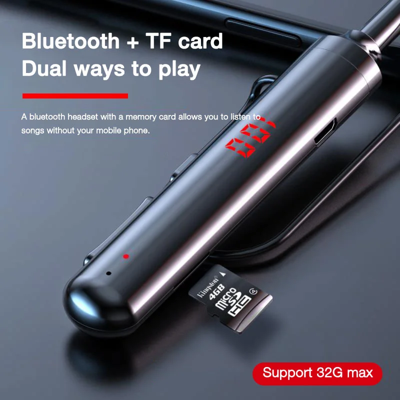 100 hours playback wireless bluetooth earphones magnetic sports running headset ipx5 waterproof sport earbuds noise reduction free global shipping