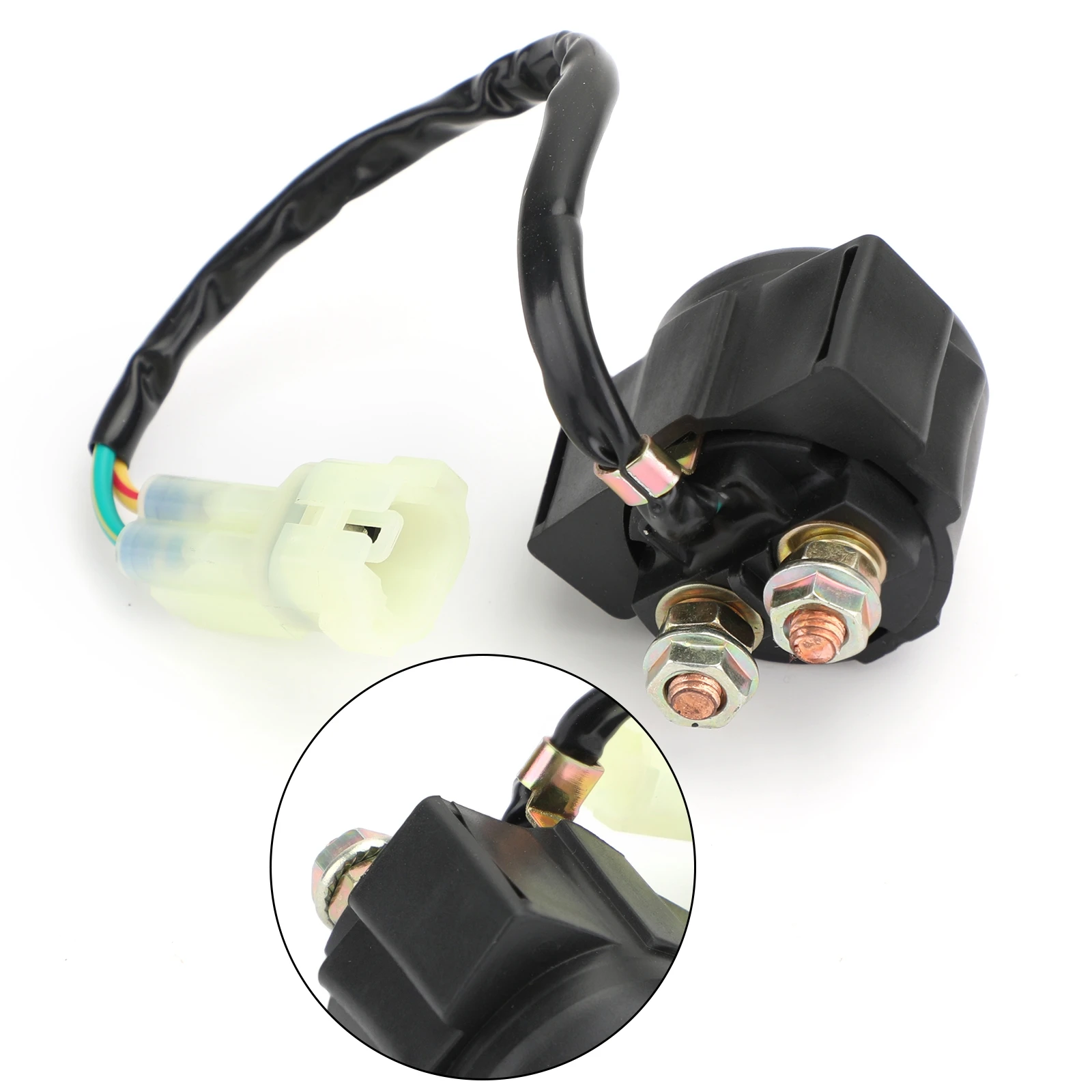 

Areyourshop for HONDA TRX250TM TRX250 TM RECON 250 2005-2019 ATV STARTER SOLENOID RELAY Plastic & Metal ATV Parts