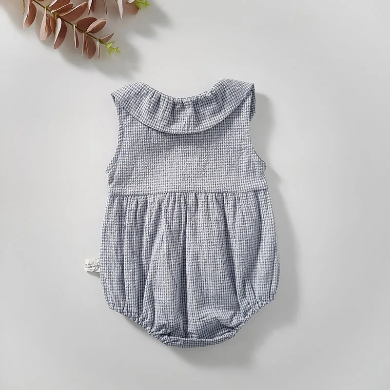 

Girl Rompers + Cap Baby Girls One-piece Clothes Summer Baby Girls Bodysuit Baby Girls Cotton Short Sleeve Hardcover Creeper