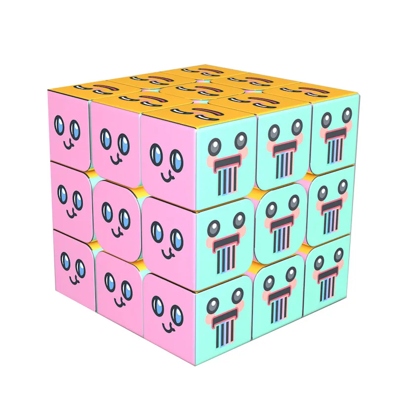 Новый индивидуальный персонализированный Магический кубик diy 3x3x3 скоростной 3x3