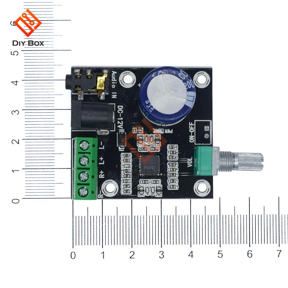 XH-M120 PAM8610 Плата усилителя DC 12V 15 Вт + 2 0 канала стерео Hi-Fi аудио усилитель с
