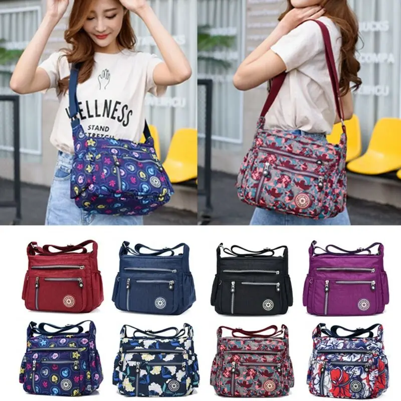 Женская дизайнерская сумка 2019 модная Новая высококачественная нейлоновая через